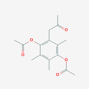 2,3,5-Trimethyl-6-(2-oxopropyl)-1,4-phenylene diacetate