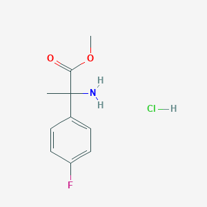 Methyl 2-amino-2-(4-fluorophenyl)propanoate hydrochloride