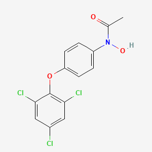 N-Hydroxy-N-(4-(2,4,6-trichlorophenoxy)phenyl)acetamide