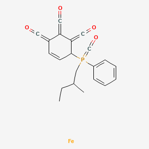 molecular formula C21H19FeO4P B14350308 CID 71328010 CAS No. 91151-96-1