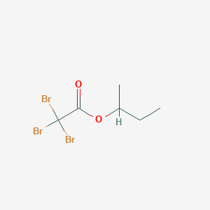 Acetic acid, tribromo, 1-methylpropyl ester