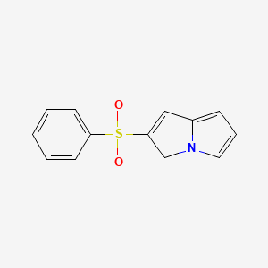 2-(Benzenesulfonyl)-3H-pyrrolizine