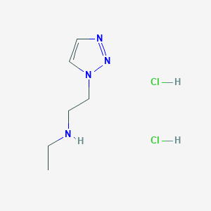 N-Ethyl-2-(1H-1,2,3-triazol-1-yl)ethan-1-amine dihydrochloride