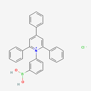 1-(3-Boronophenyl)-2,4,6-triphenylpyridin-1-ium chloride