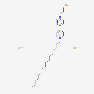 1-(3-Bromopropyl)-1'-hexadecyl-4,4'-bipyridin-1-ium dibromide