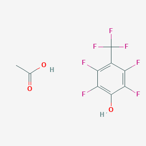 Acetic acid;2,3,5,6-tetrafluoro-4-(trifluoromethyl)phenol