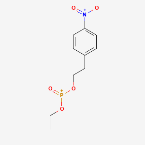 Ethoxy[2-(4-nitrophenyl)ethoxy]oxophosphanium