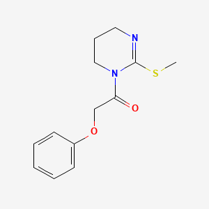 1-[2-(Methylsulfanyl)-5,6-dihydropyrimidin-1(4H)-yl]-2-phenoxyethan-1-one