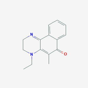 4-Ethyl-5-methyl-3,4-dihydrobenzo[f]quinoxalin-6(2H)-one