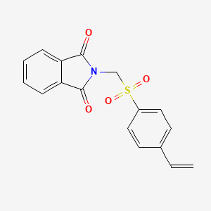 2-[(4-Ethenylbenzene-1-sulfonyl)methyl]-1H-isoindole-1,3(2H)-dione