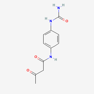 N-[4-(carbamoylamino)phenyl]-3-oxobutanamide