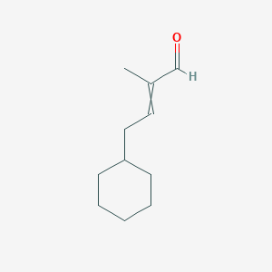 4-Cyclohexyl-2-methylbut-2-enal