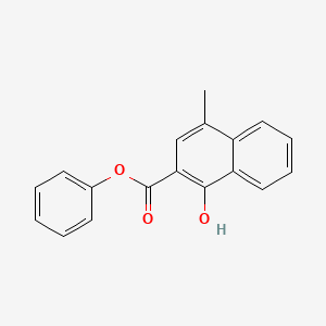 Phenyl 1-hydroxy-4-methylnaphthalene-2-carboxylate