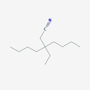 3-Butyl-3-ethylheptanenitrile