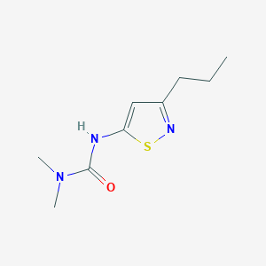 N,N-Dimethyl-N'-(3-propyl-1,2-thiazol-5-yl)urea