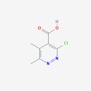 molecular formula C7H7ClN2O2 B1435101 3-Chloro-5,6-dimethylpyridazine-4-carboxylic acid CAS No. 1934407-26-7