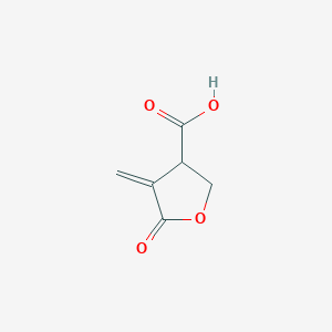 3-Furoic acid, tetrahydro-4-methylene-5-oxo-