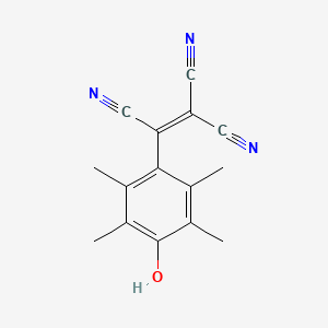 (4-Hydroxy-2,3,5,6-tetramethylphenyl)ethene-1,1,2-tricarbonitrile