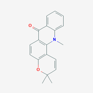 3,3,12-Trimethyl-3,12-dihydro-7H-pyrano[2,3-c]acridin-7-one