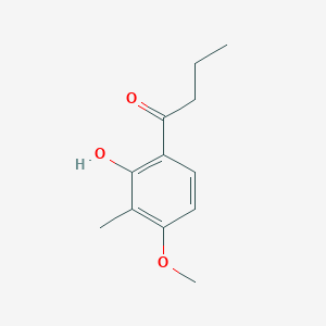 1-(2-Hydroxy-4-methoxy-3-methylphenyl)butan-1-one