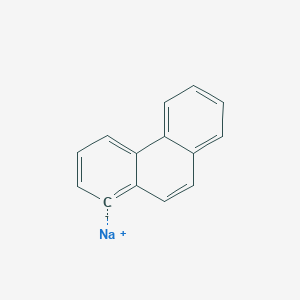 molecular formula C14H9Na B14351214 sodium;1H-phenanthren-1-ide CAS No. 96229-74-2