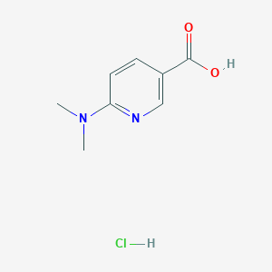 molecular formula C8H11ClN2O2 B1435126 6-(Dimethylamino)nicotinic acid hydrochloride CAS No. 1949815-89-7