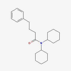 N,N-Dicyclohexyl-4-phenylbutanamide