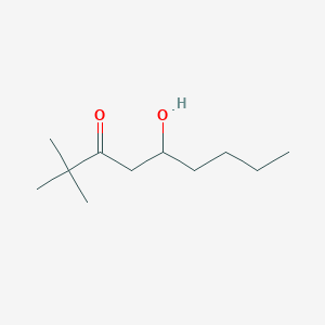 5-Hydroxy-2,2-dimethylnonan-3-one