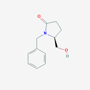 molecular formula C12H15NO2 B143514 (S)-1-苄基-5-羟甲基-2-吡咯烷酮 CAS No. 125629-91-6