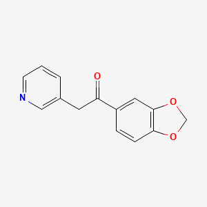 1-(2H-1,3-Benzodioxol-5-yl)-2-(pyridin-3-yl)ethan-1-one