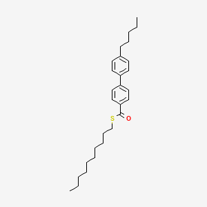 S-Decyl 4'-pentyl[1,1'-biphenyl]-4-carbothioate