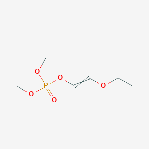 molecular formula C6H13O5P B14351488 2-Ethoxyethenyl dimethyl phosphate CAS No. 92681-93-1