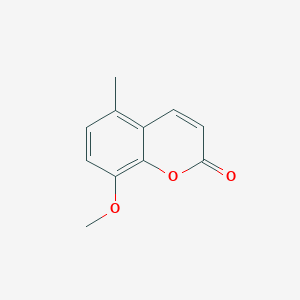 molecular formula C11H10O3 B1435158 8-Methoxy-5-methyl-chromen-2-one CAS No. 36651-80-6