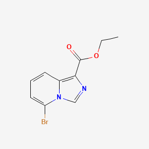 molecular formula C10H9BrN2O2 B1435176 5-溴咪唑并[1,5-a]吡啶-1-羧酸乙酯 CAS No. 1330766-11-4
