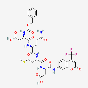 molecular formula C36H39F3N6O13S B1435182 Z-Asp-Gln-Met-Asp-AFC CAS No. 1926163-45-2