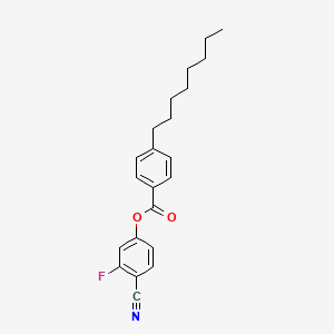 4-Cyano-3-fluorophenyl 4-octylbenzoate