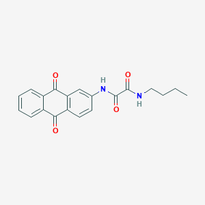 N~1~-Butyl-N~2~-(9,10-dioxo-9,10-dihydroanthracen-2-yl)ethanediamide