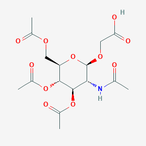molecular formula C16H23NO11 B1435192 Carboxymethyl 2-(acetylamino)-3-O,4-O,6-O-triacetyl-2-deoxy-beta-D-glucopyranoside CAS No. 693800-24-7