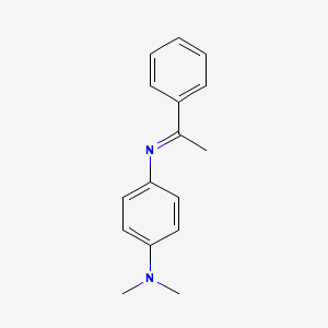 N,N-dimethyl-4-[(E)-1-phenylethylideneamino]aniline