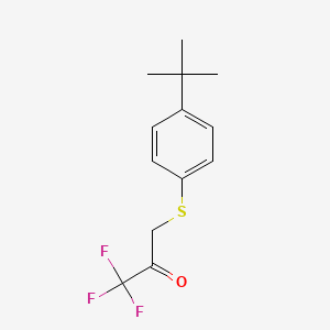 3-(4-Tert-butylphenyl)sulfanyl-1,1,1-trifluoropropan-2-one