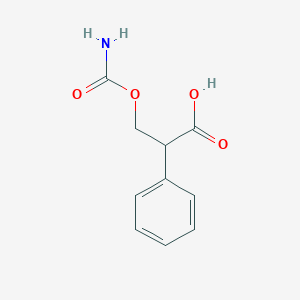 molecular formula C10H11NO4 B143521 3-氨基甲酰基-2-苯基丙酸 CAS No. 139262-66-1