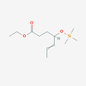 Ethyl 4-[(trimethylsilyl)oxy]hept-5-enoate