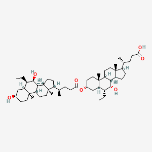 molecular formula C52H86O7 B1435219 7-epi-熊去氧胆酸 3-熊去氧胆酸酯 CAS No. 1908444-28-9