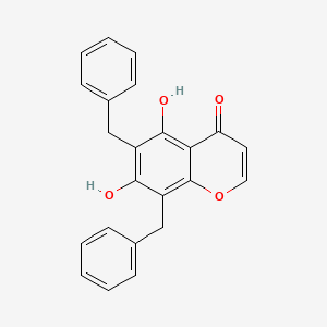 6,8-Dibenzyl-5,7-dihydroxy-4H-1-benzopyran-4-one