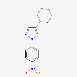 4-Cyclohexyl-1-(4-nitrophenyl)-1H-pyrazole