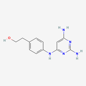 2-[4-[(2,6-Diaminopyrimidin-4-yl)amino]phenyl]ethanol