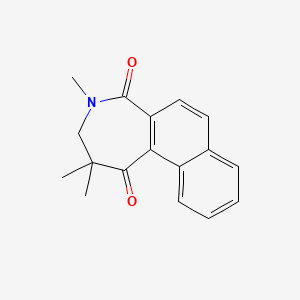 2,2,4-Trimethyl-3,4-dihydro-1H-naphtho[2,1-c]azepine-1,5(2H)-dione