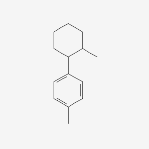 molecular formula C14H20 B1435233 1-甲基-4-(2-甲基环己基)苯 CAS No. 92299-09-7