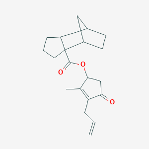 2-Methyl-4-oxo-3-(prop-2-en-1-yl)cyclopent-2-en-1-yl octahydro-3ah-4,7-methanoindene-3a-carboxylate