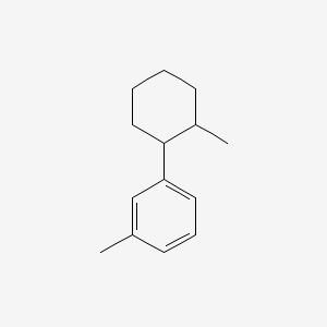 B1435234 1-Methyl-3-(2-methylcyclohexyl)benzene CAS No. 93536-68-6
